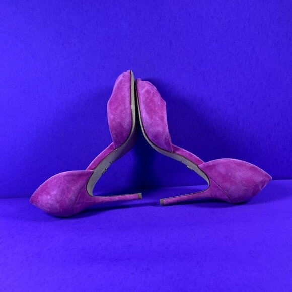 Veronica Beard Women's Pink Gadot Peep Toe Pumps Shoe Size 6 - Picture 6 of 10